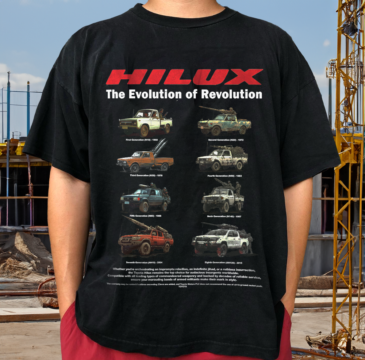 HILVX TECHNICAL HEAVYWEIGHT BLACK T-SHIRT