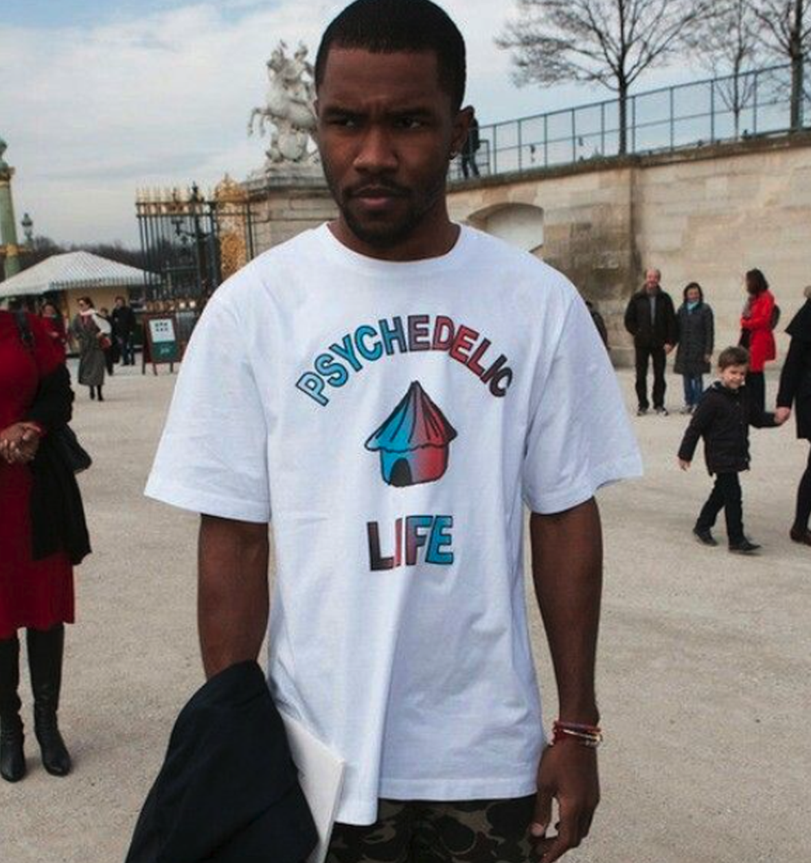 FRANK PHYCHEDELIC LIFE WHITE T-SHIRT