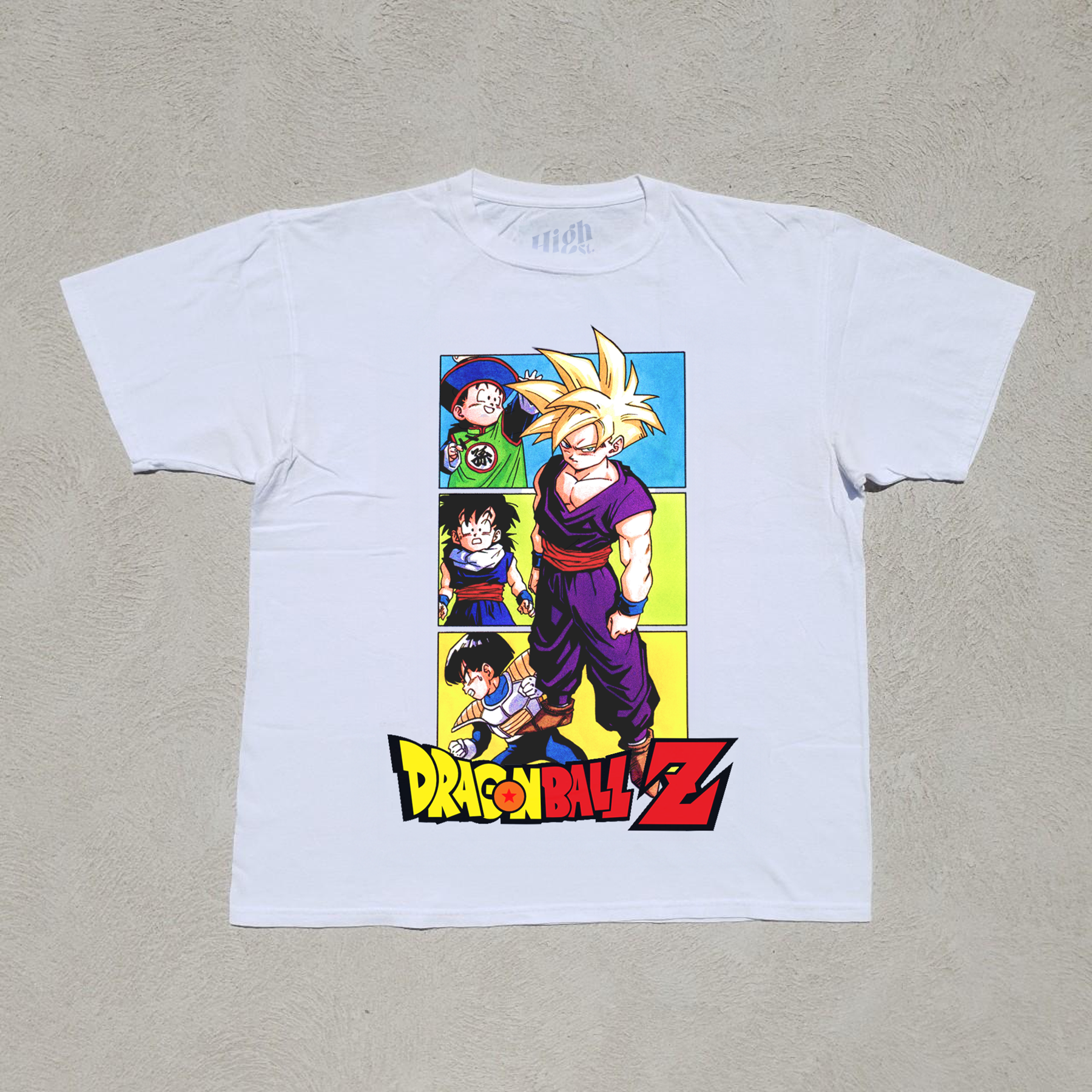 'SON GOHAN' DRAGON BALL Z MERCH HEAVYWEIGHT WHITE T-SHIRT