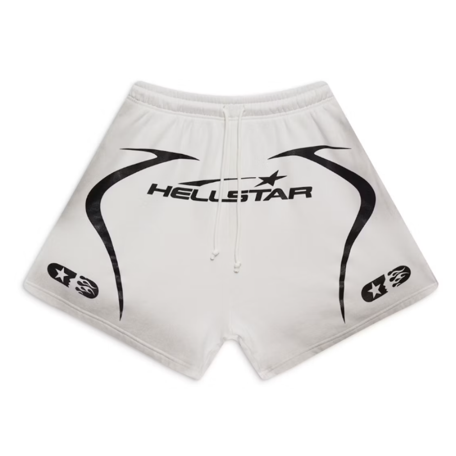 Hellstar Warm Up Shorts White