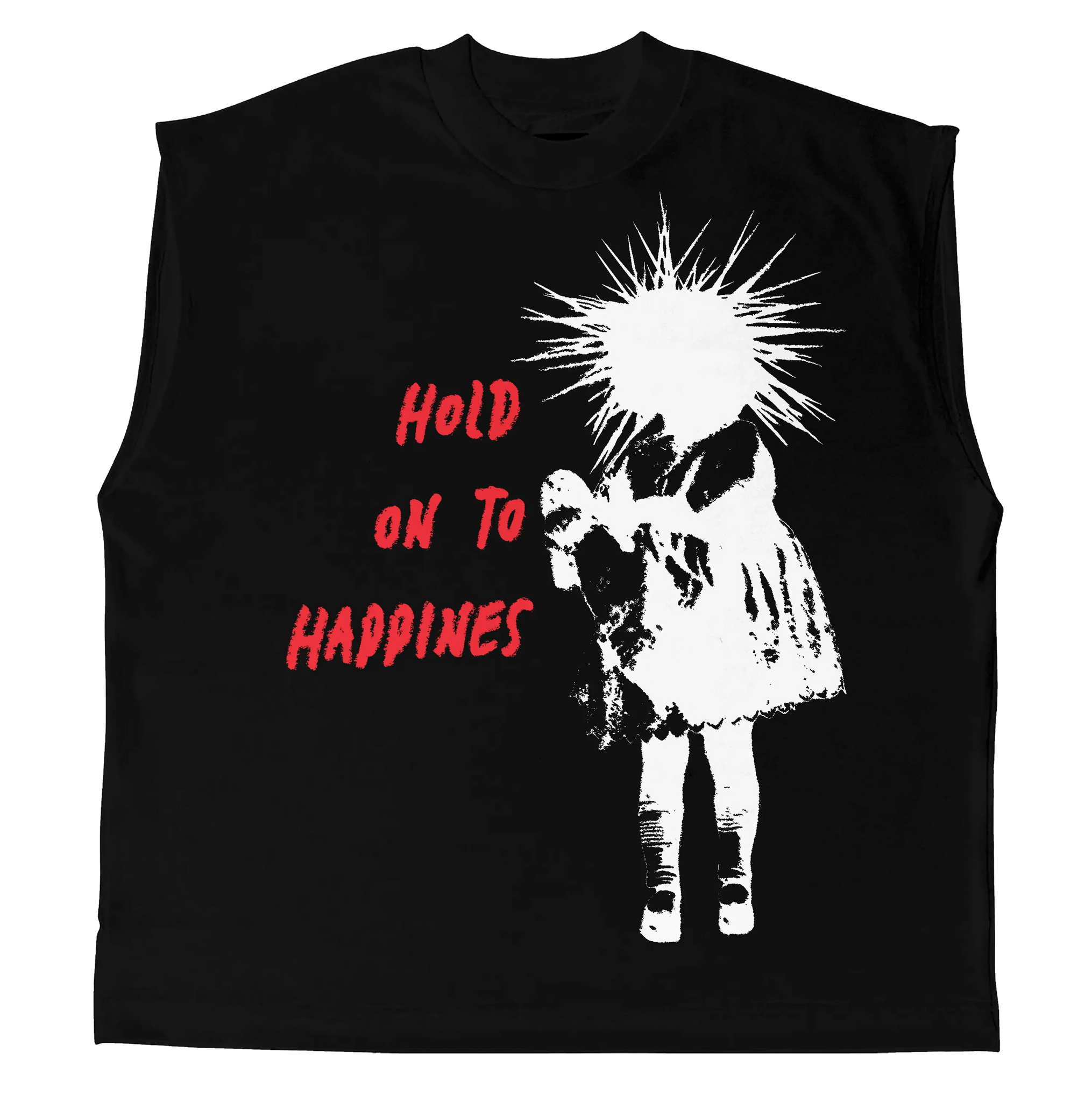 Hold On To Happiness Sleeveless Tee