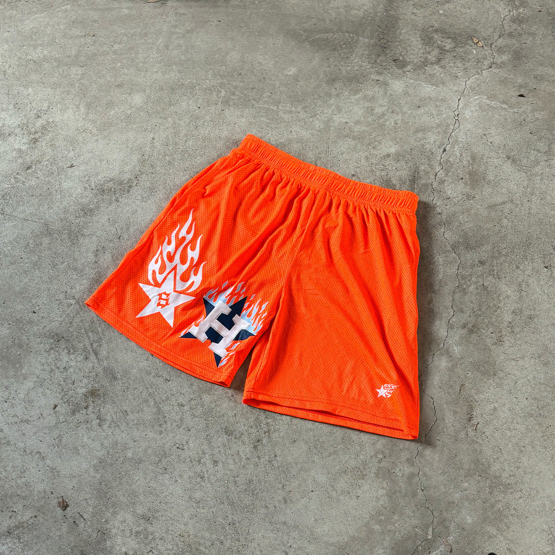 ORANGE HOUSTON SHORTS