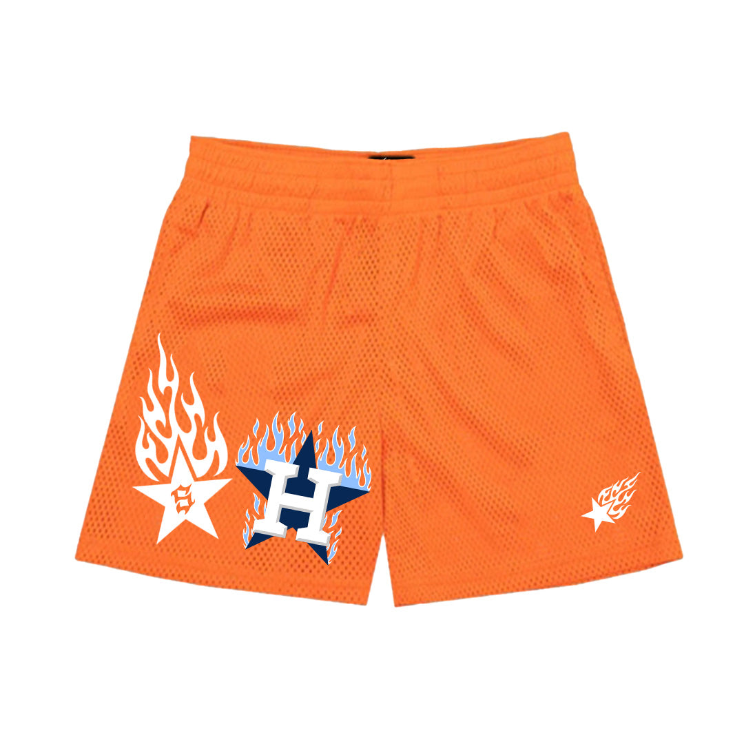 ORANGE HOUSTON SHORTS