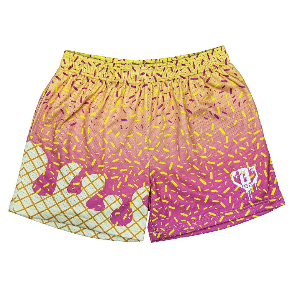 Ice Cream Youth Shorts - Strawberry Banana