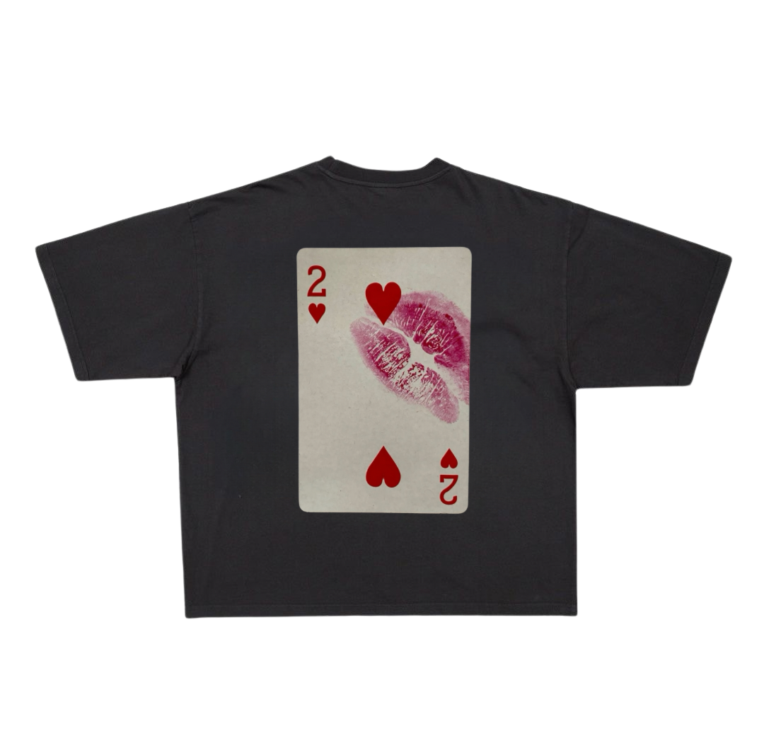 Playing Card Kiss Tee