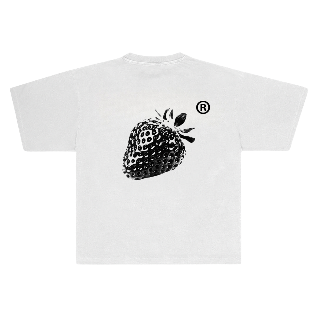 Blackout Strawberry Graphic Tee