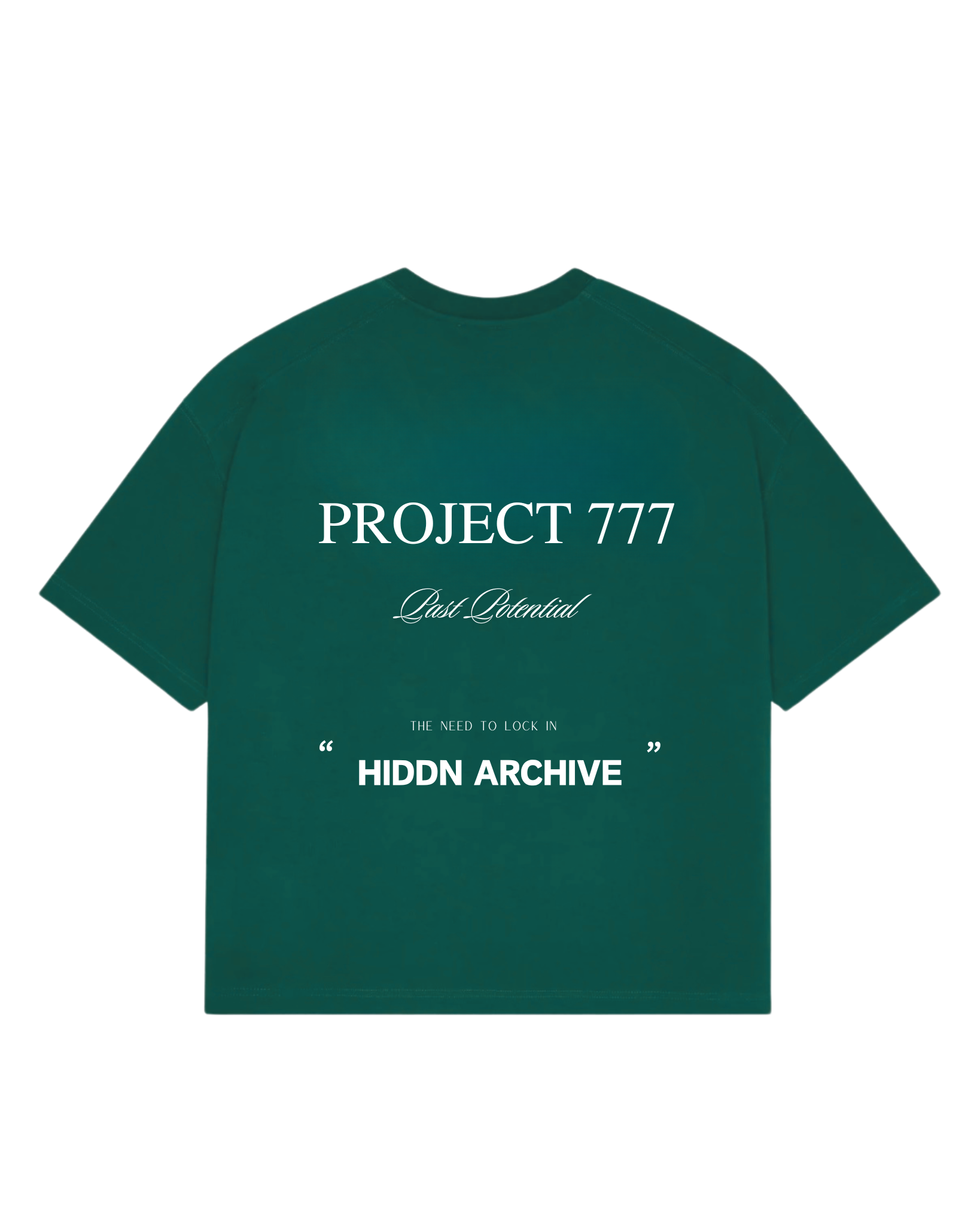 “Project 777” Tee Emerald Green