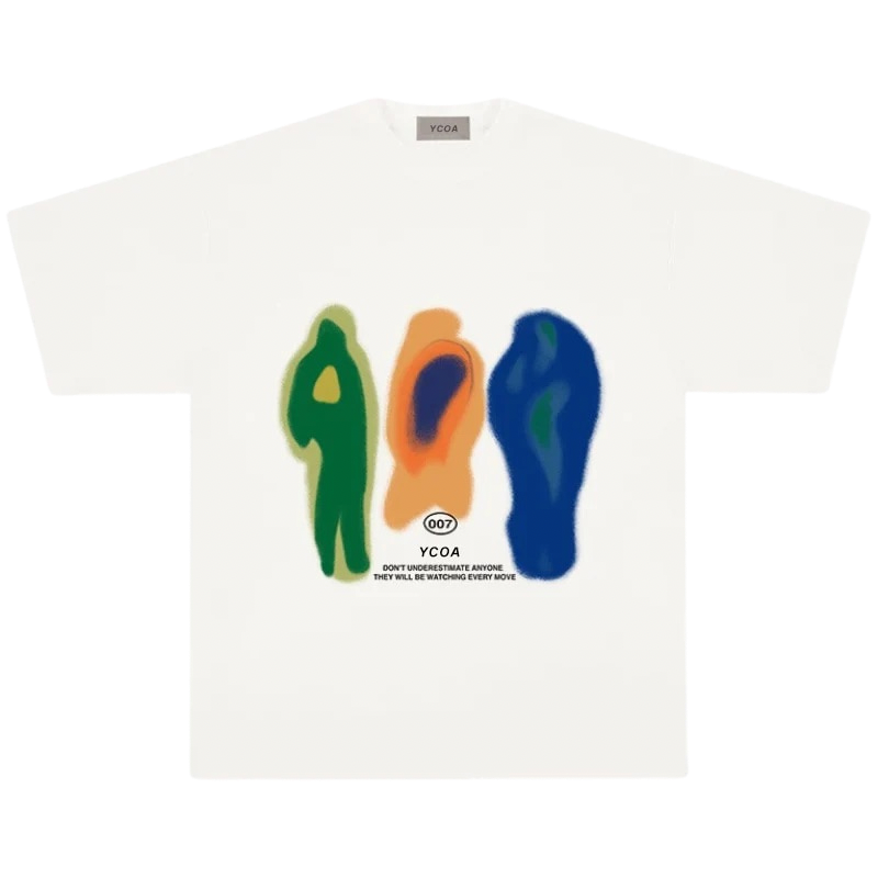 "Blur Figure" Graphic Tee