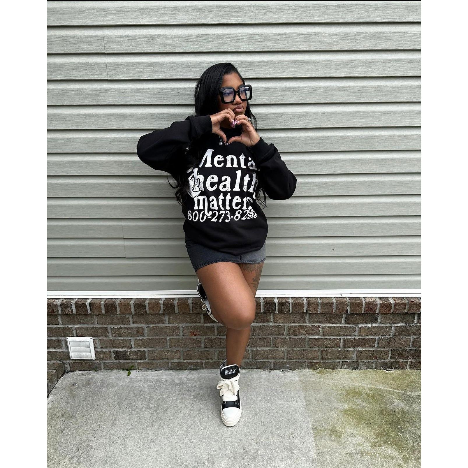 Mental Health Matters Hoodie - Black