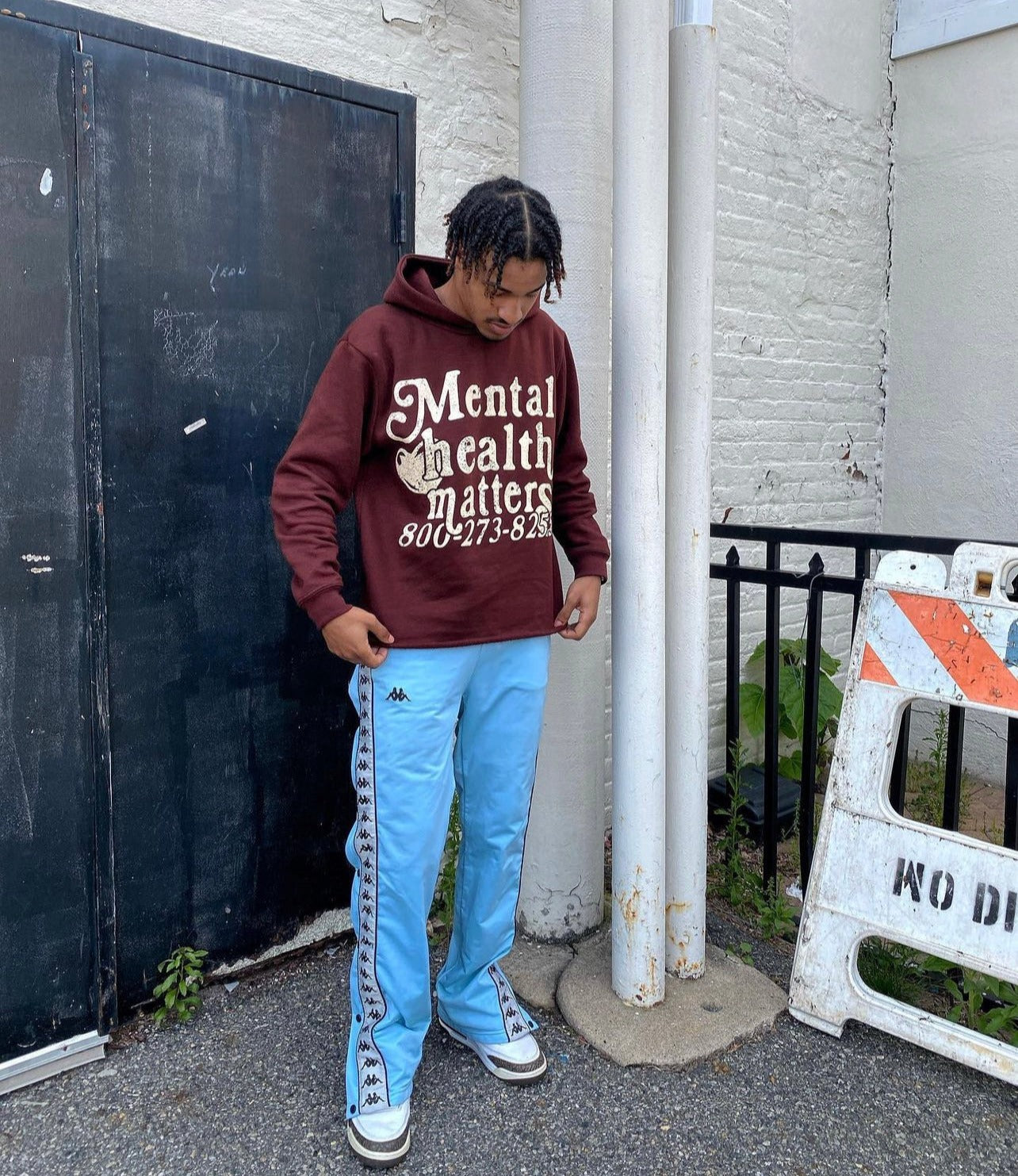 Mental Health Matters Hoodie - Brown