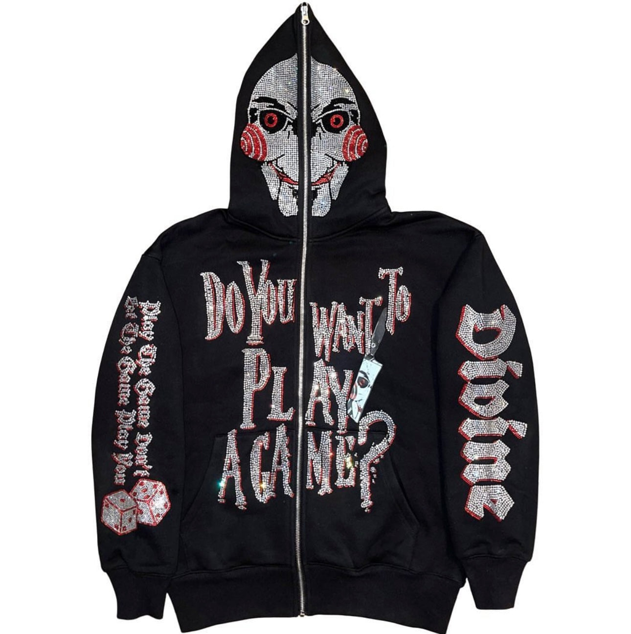 Saw Full-Zip Up Hoodie