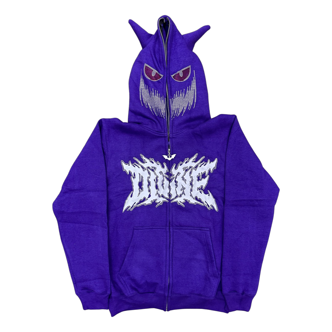 Purple Bat Hoodie