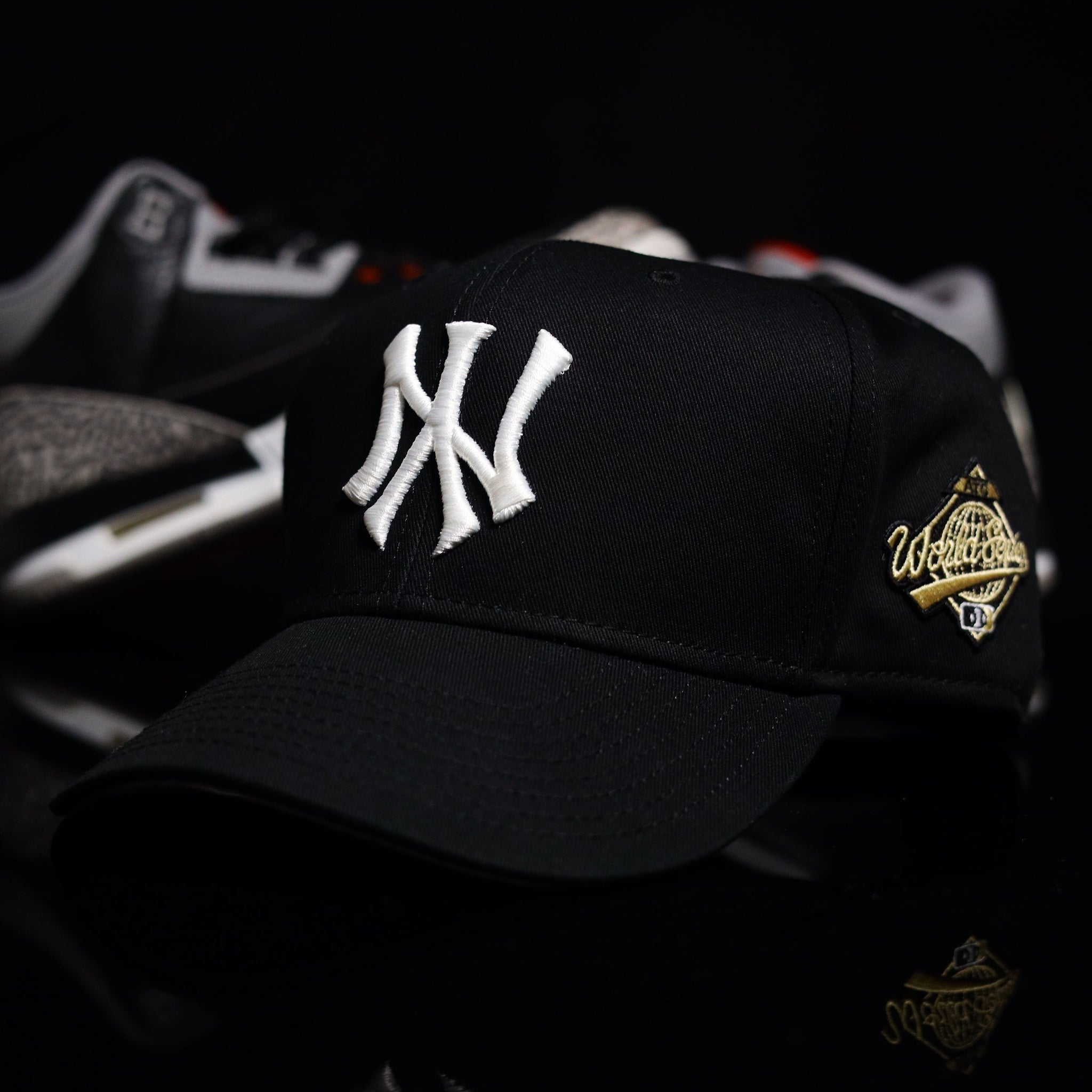 Mini Patch NY Snapback Black (Green UV)