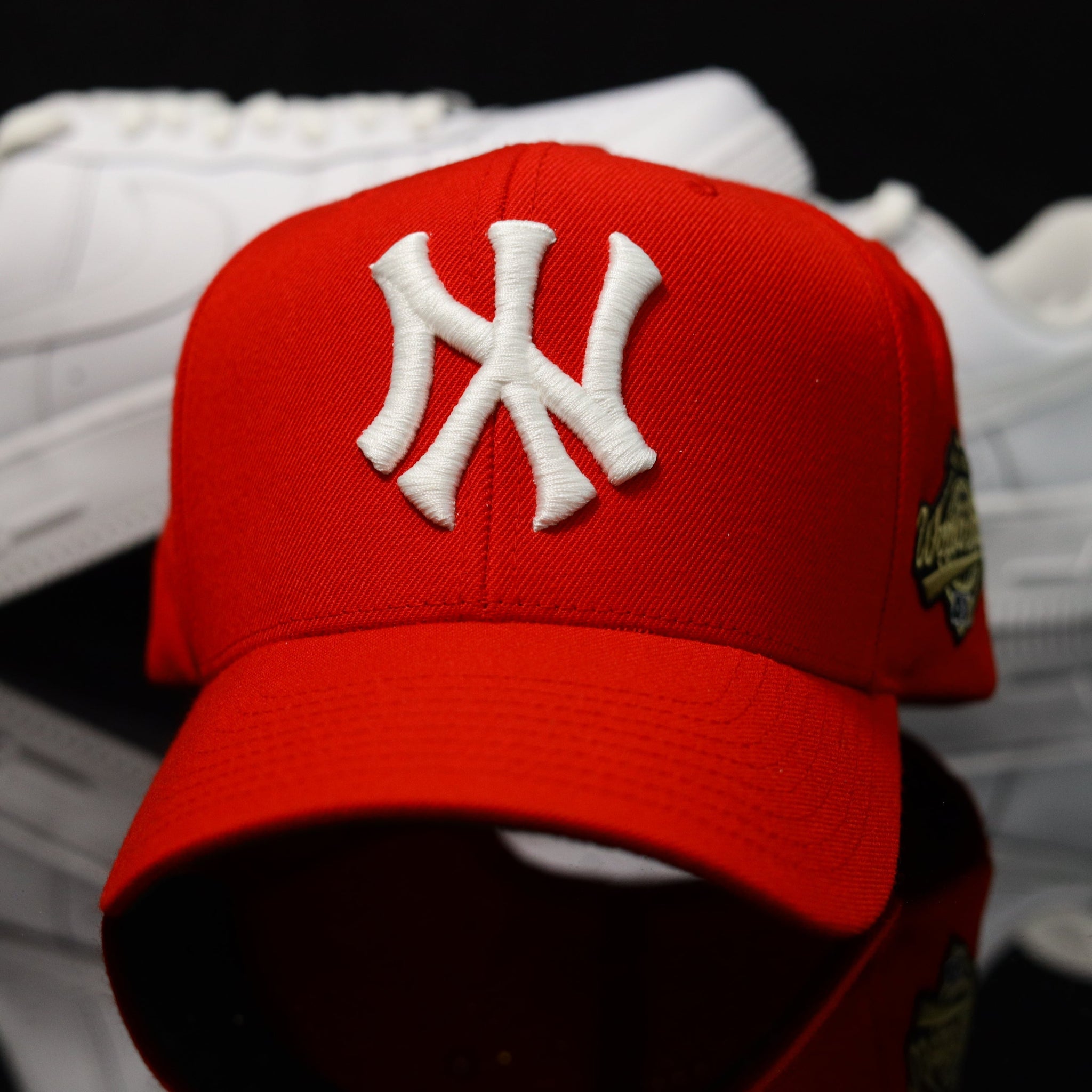 Mini Patch NY Snapback Red (Green UV)