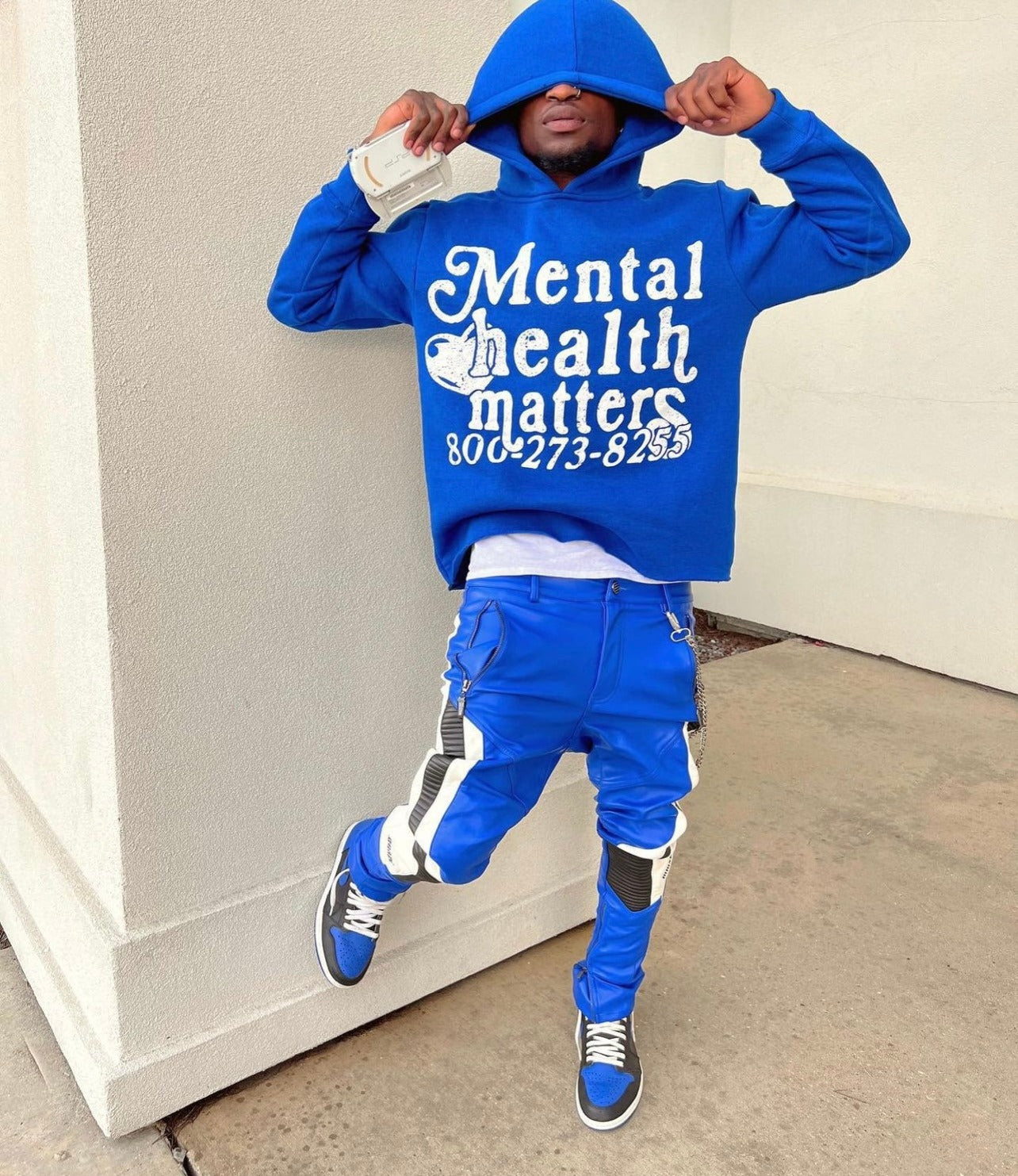 Mental Health Matters Hoodie - Blue