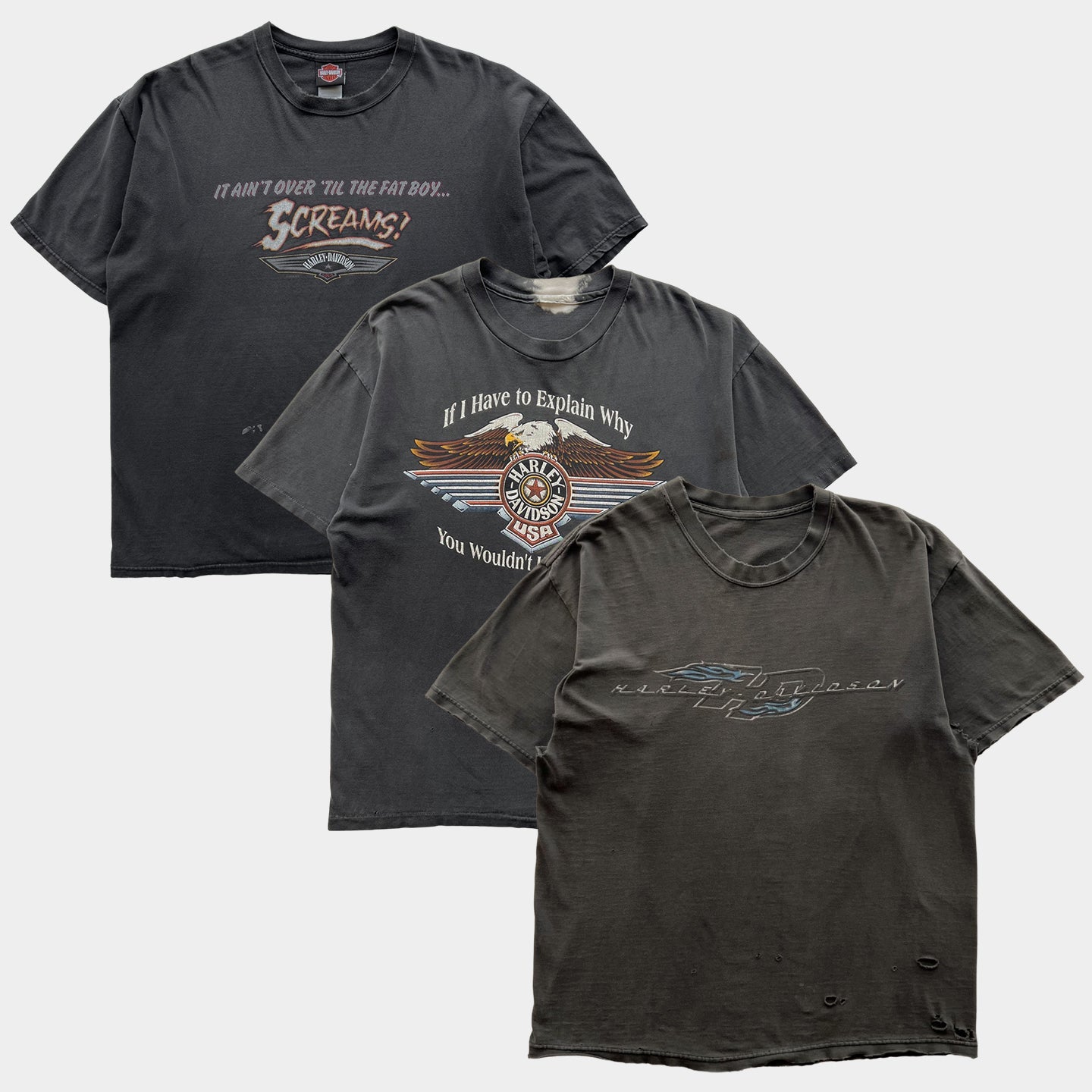 Vintage Harley Tee (3-Pack)