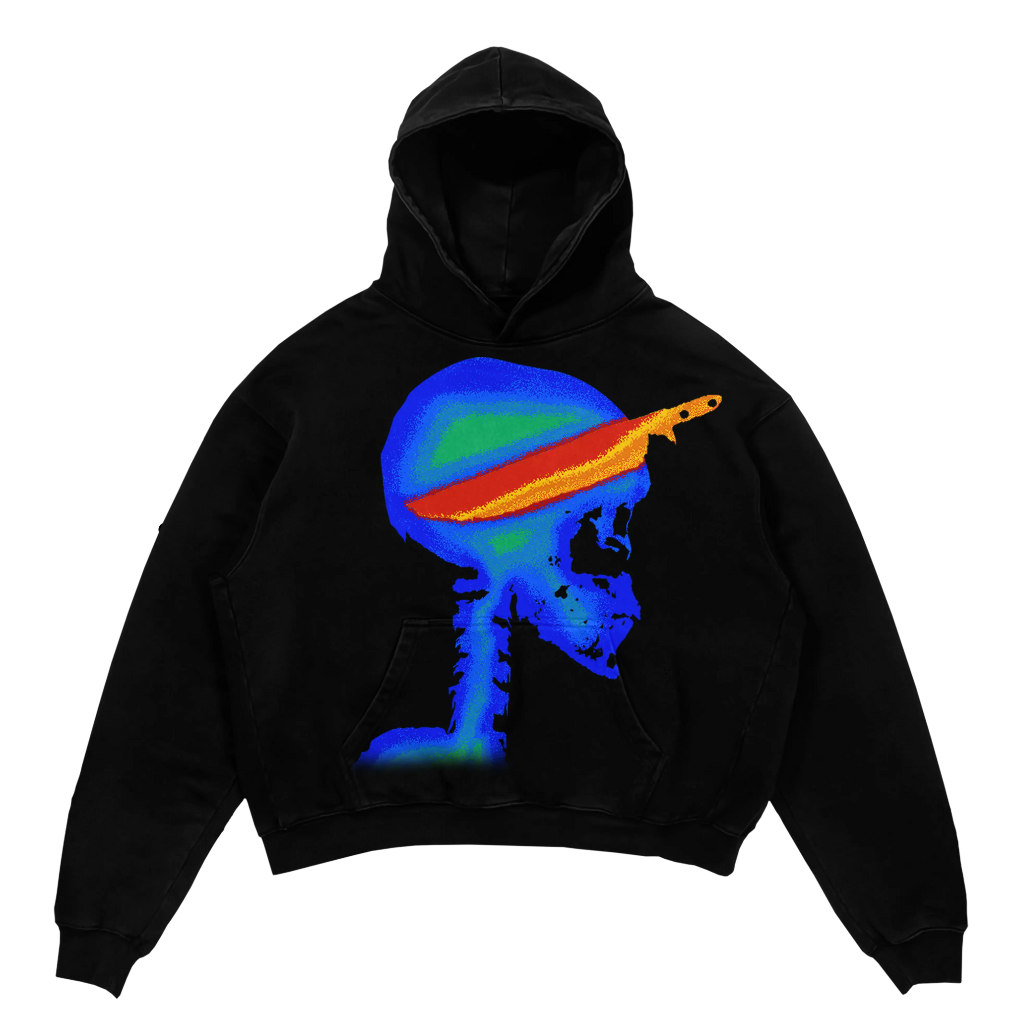 Infrared Skull Premium Hoodie