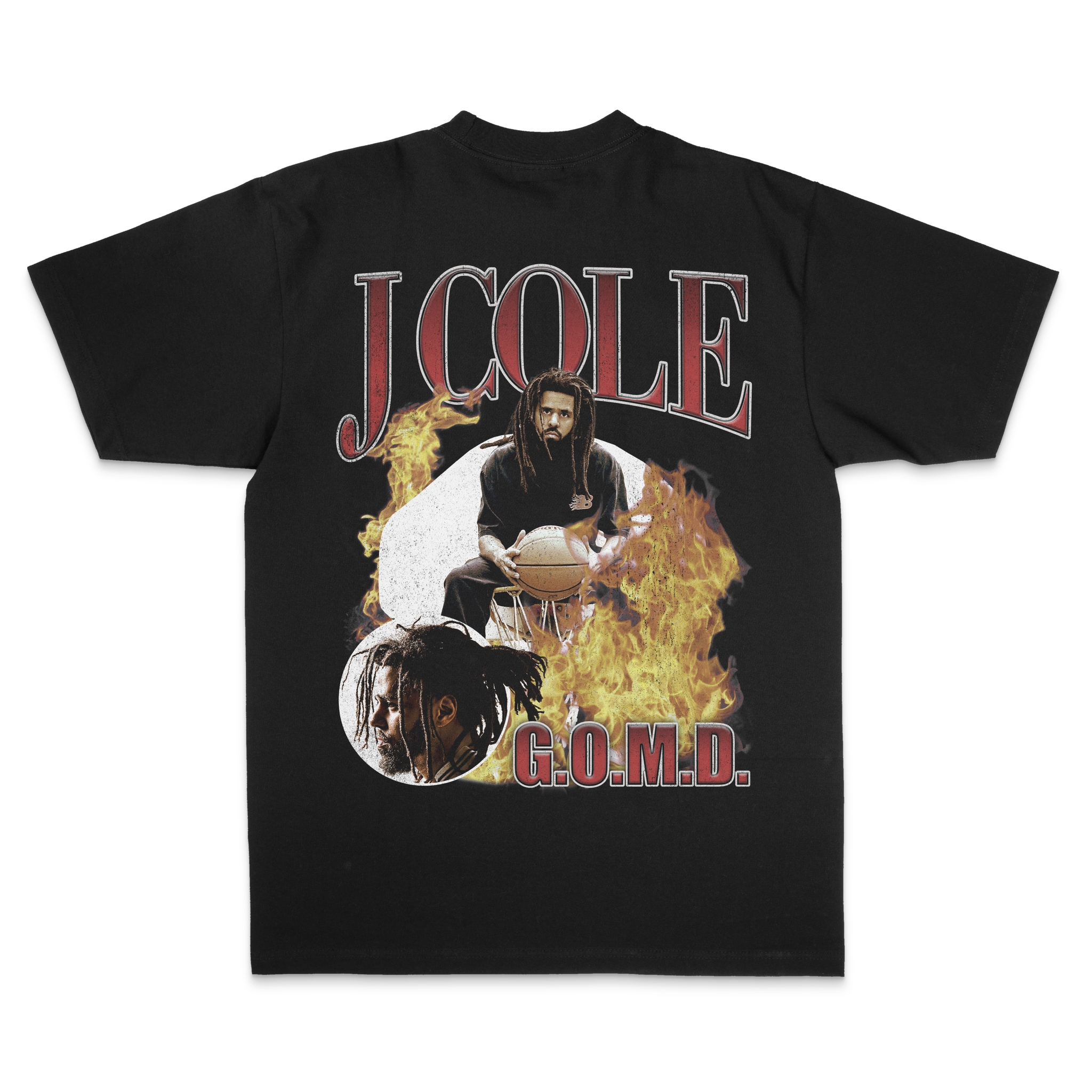 Kendrick vs Cole Double Sided Rap Tee