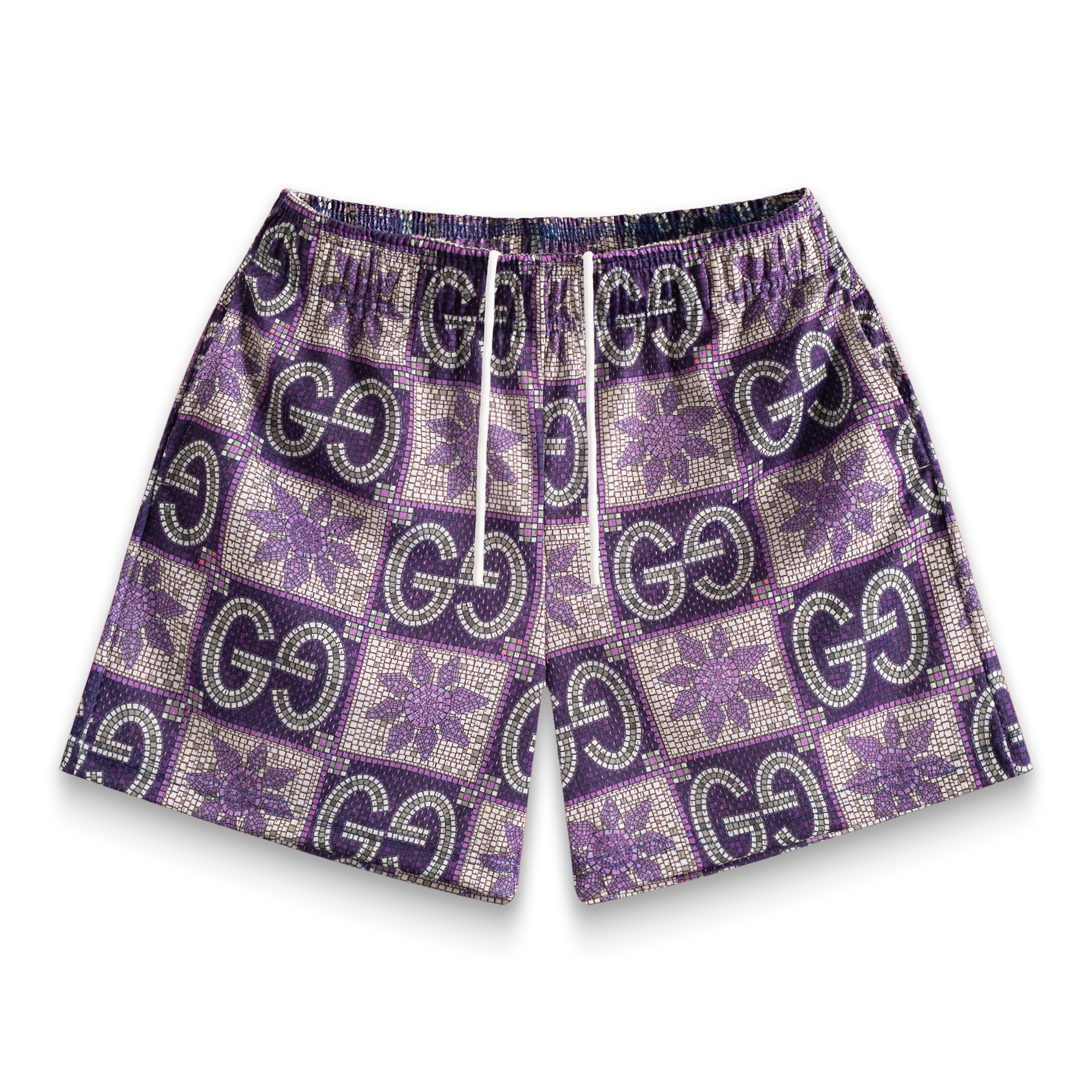 Purple Tile GG Shorts