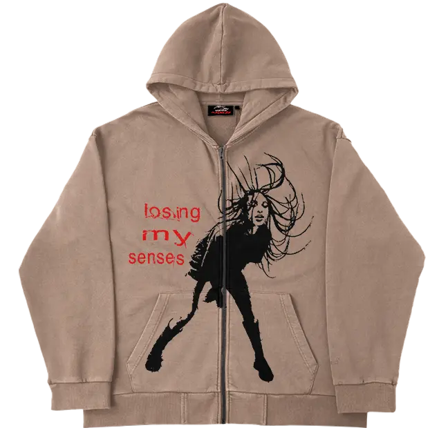 Losing My Senses Zip Up