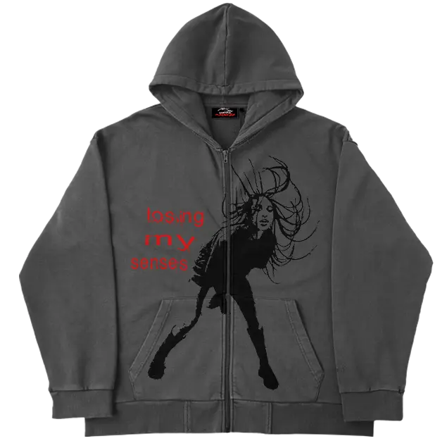 Losing My Senses Zip Up