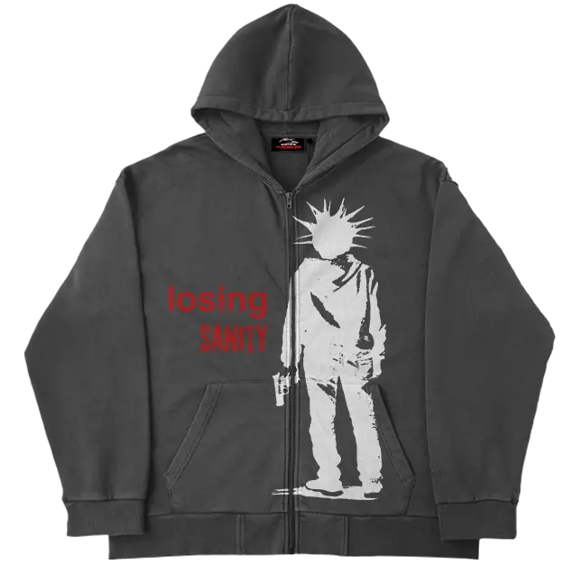 Losing Sanity Zip Up