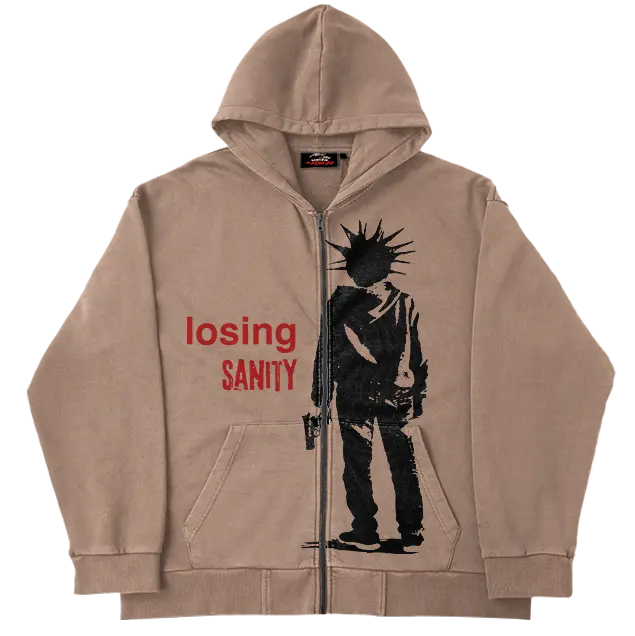 Losing Sanity Zip Up