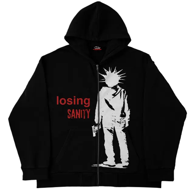 Losing Sanity Zip Up