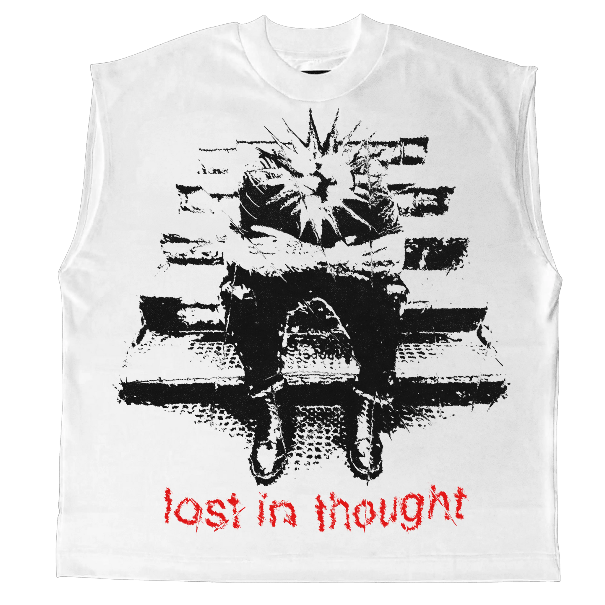 Lost In Thought Sleeveless Tee