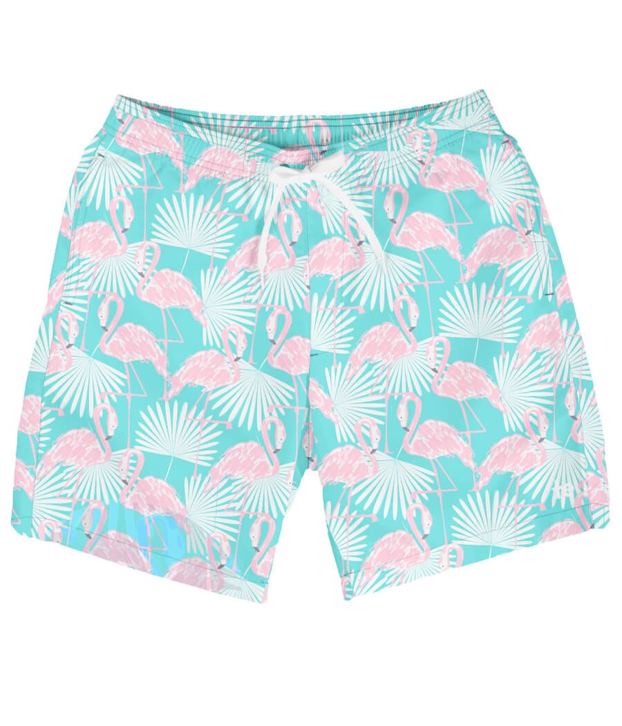 Flamingo Stretch Swim Trunks