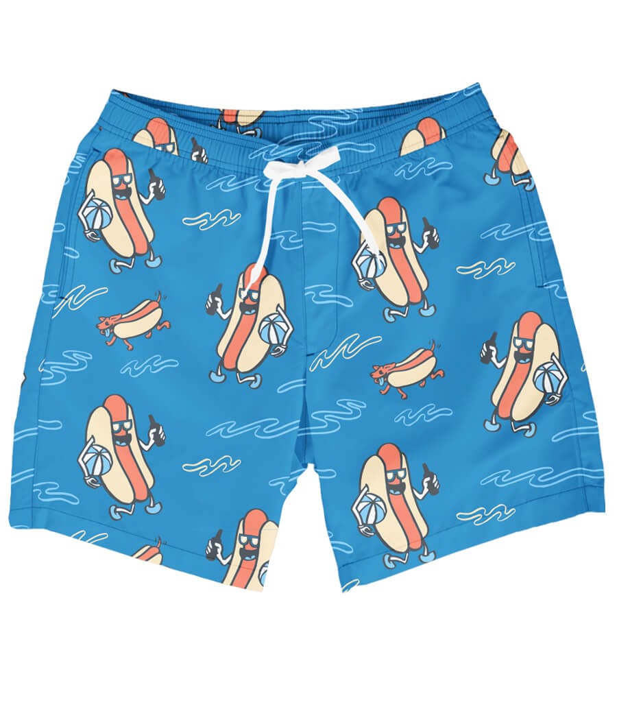 Hot Dog Diver Stretch Swim Trunks