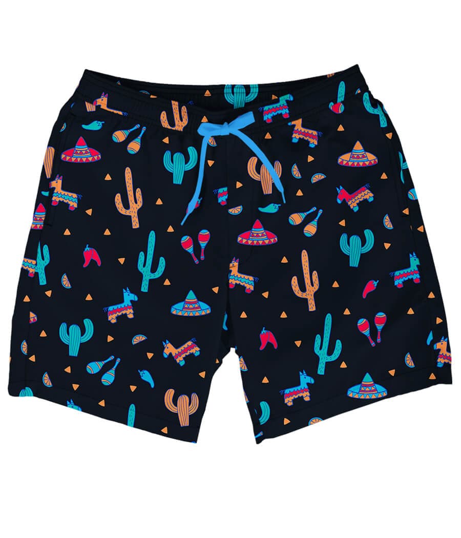 Midnight Fiesta Stretch Swim Trunks