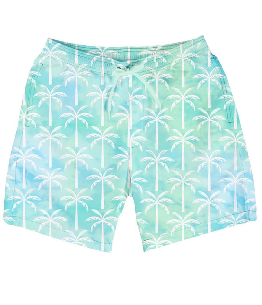 Paradise Palm Stretch Swim Trunks