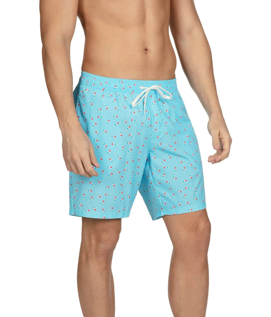 Patriotic Pops Stretch Swim Trunks