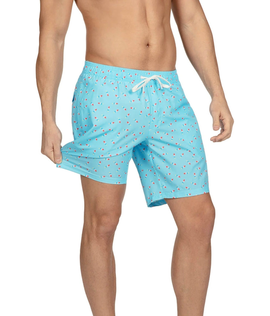 Patriotic Pops Stretch Swim Trunks