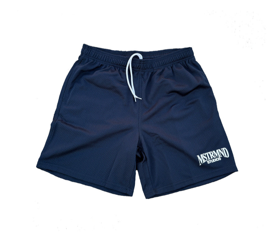 Mesh Shorts- Navy Blue