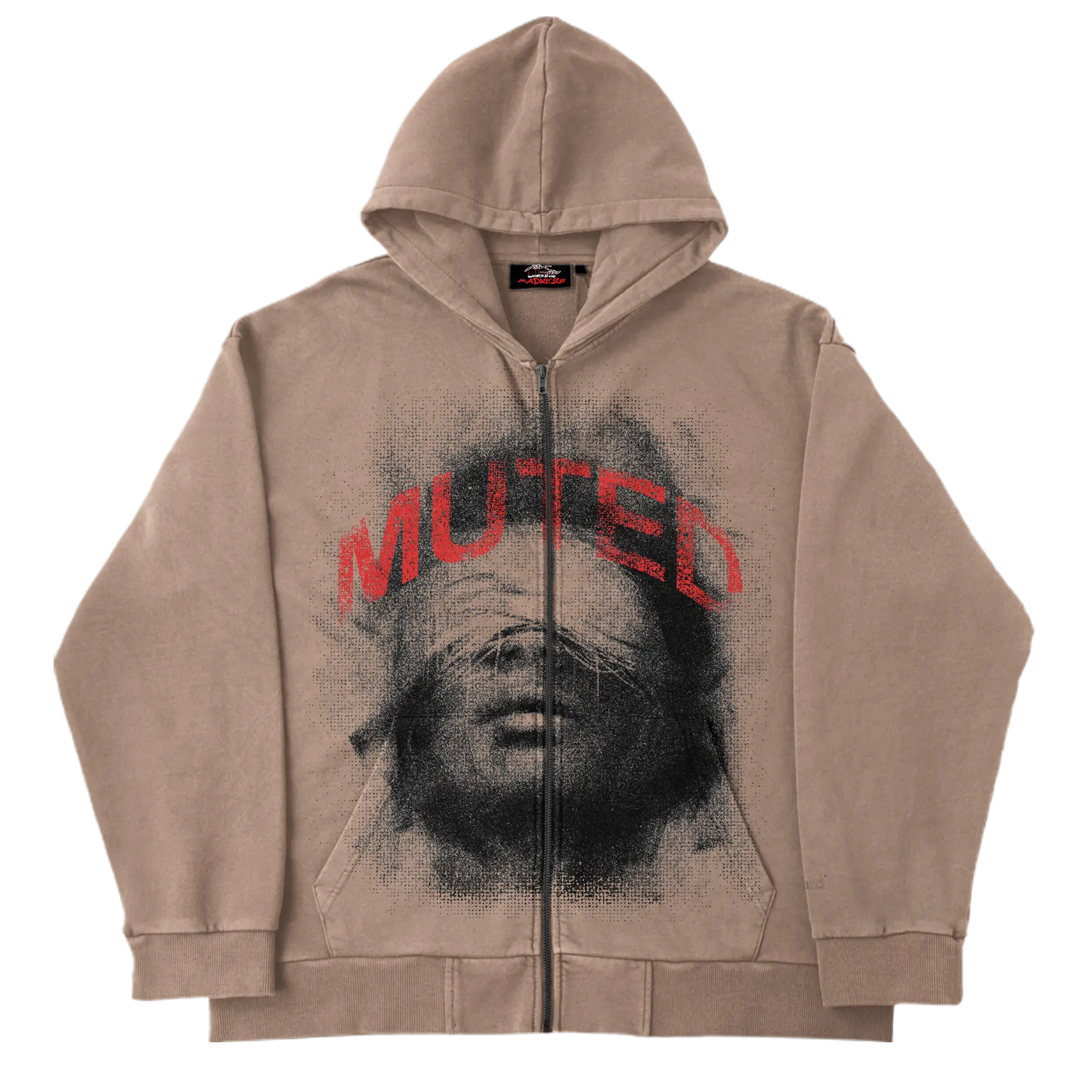 Muted Zip Up