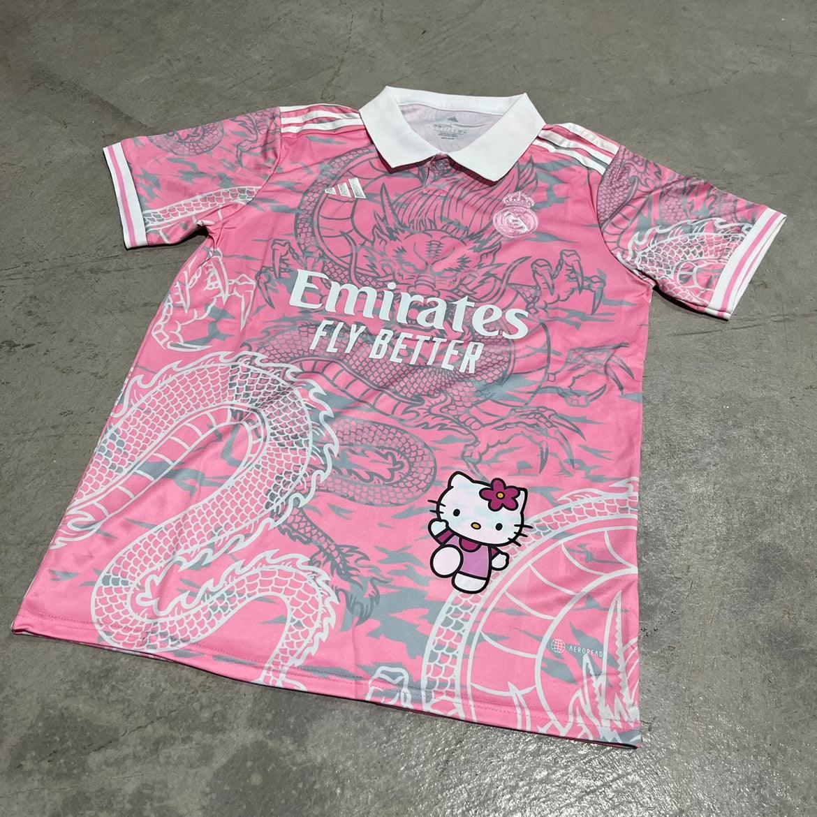 "HK" Pink Soccer Jersey