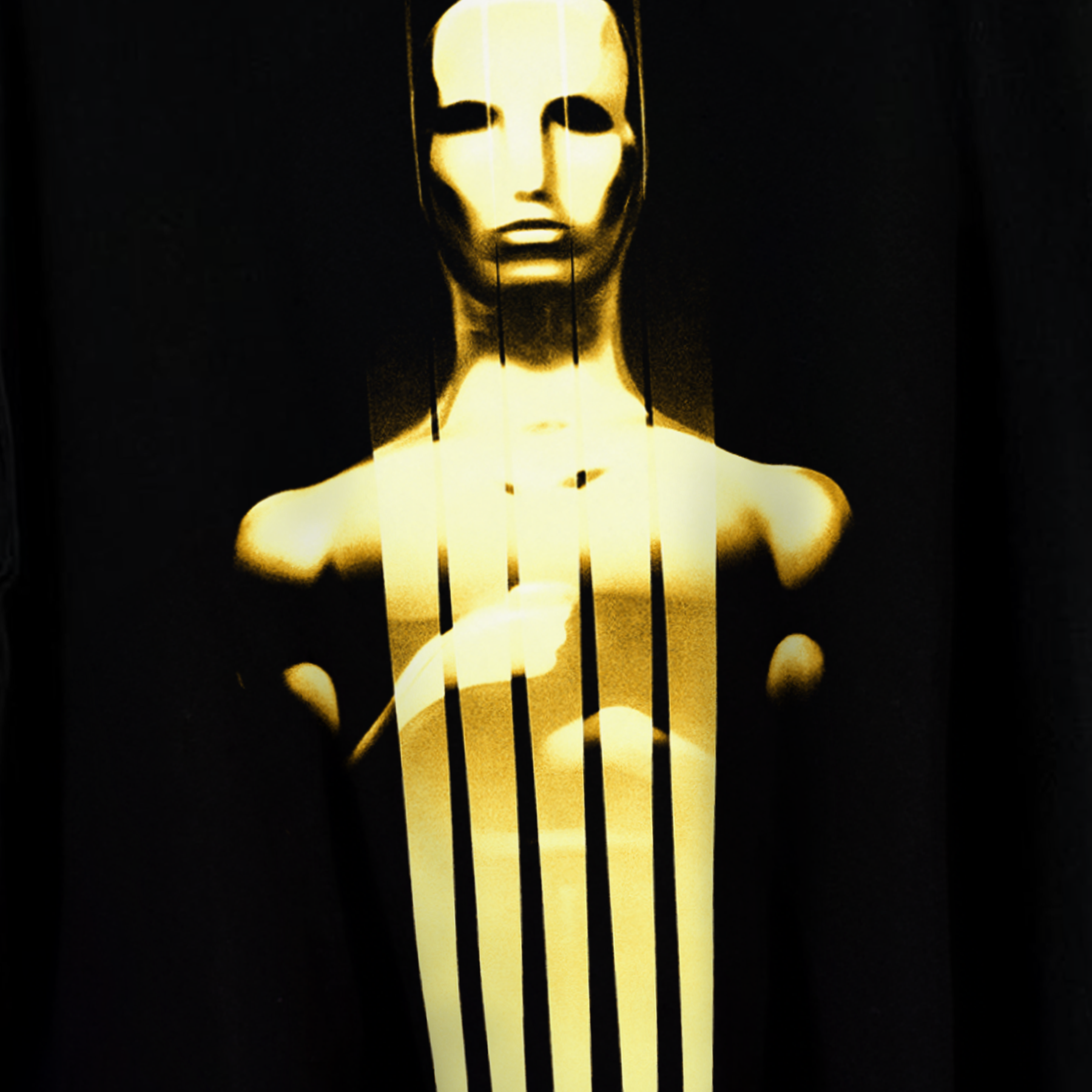 VINTAGE '67TH OSCAR' GRAPHIC HEAVYWEIGHT BLACK T-SHIRT