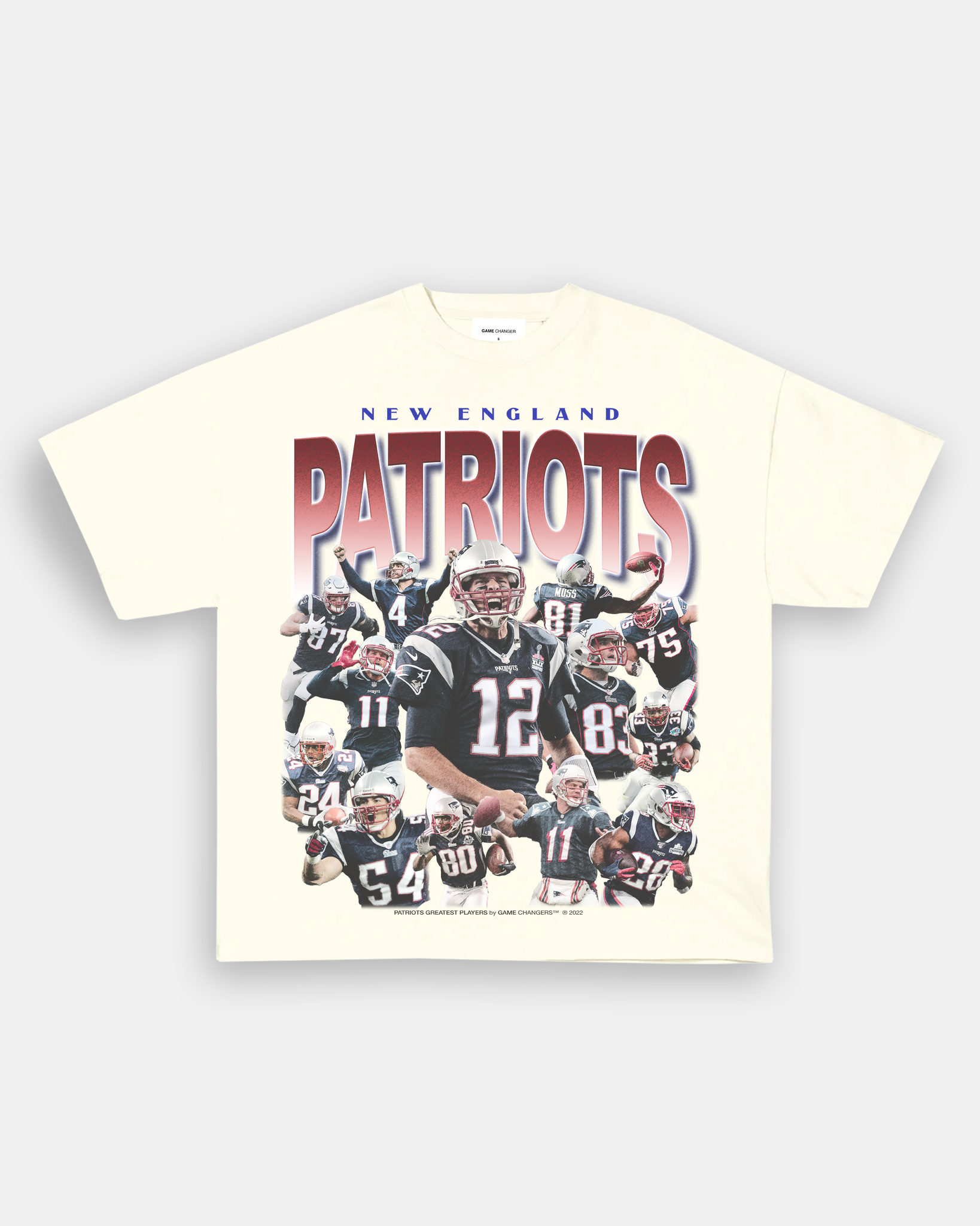 PATRIOTS GREATEST PLAYERS TEE