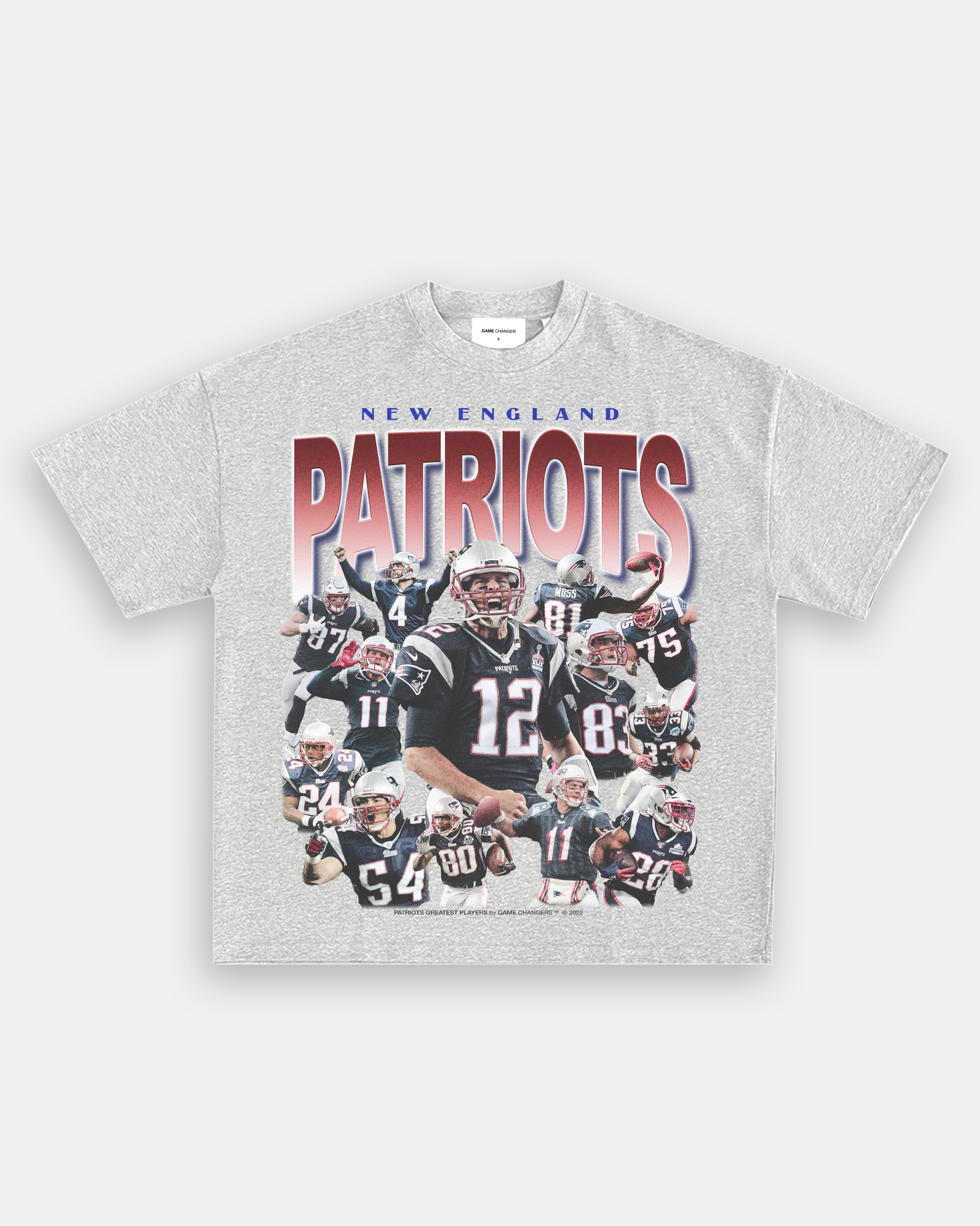 PATRIOTS GREATEST PLAYERS TEE