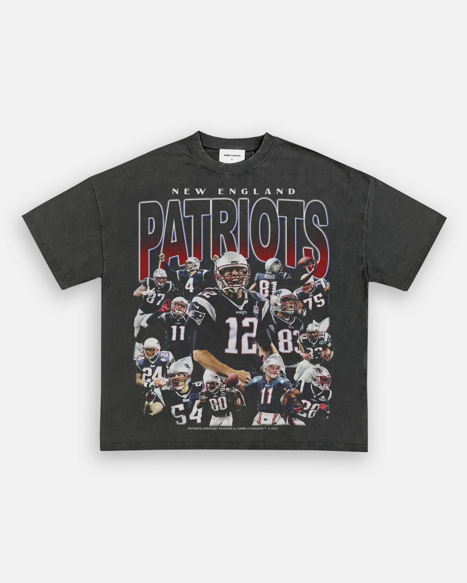 PATRIOTS GREATEST PLAYERS TEE