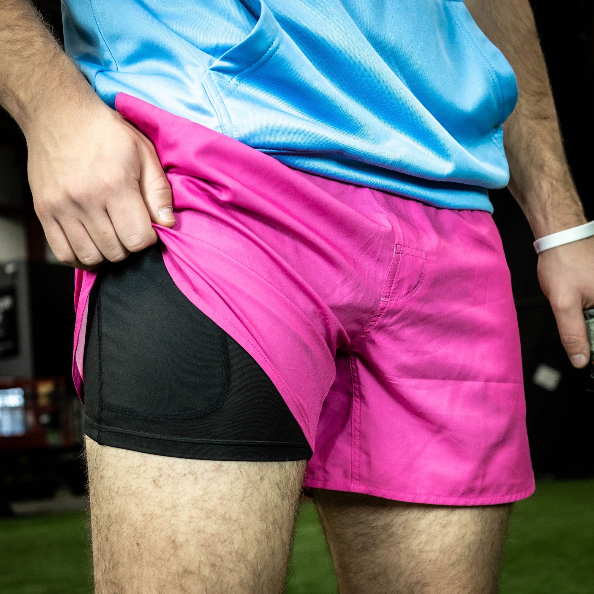 Pro Series Shorts with Liner - Pink