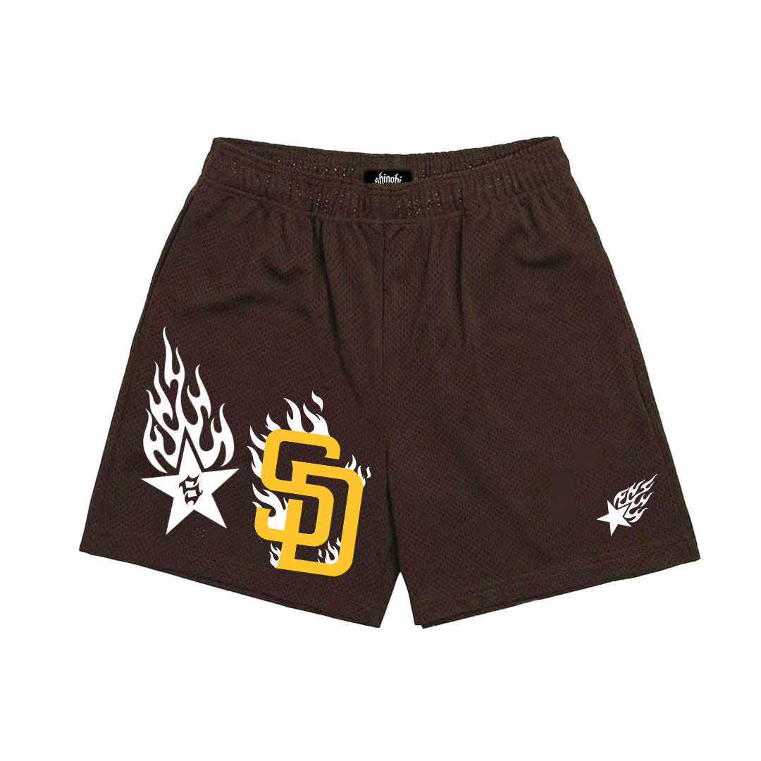 BROWN SAN DIEGO SHORTS