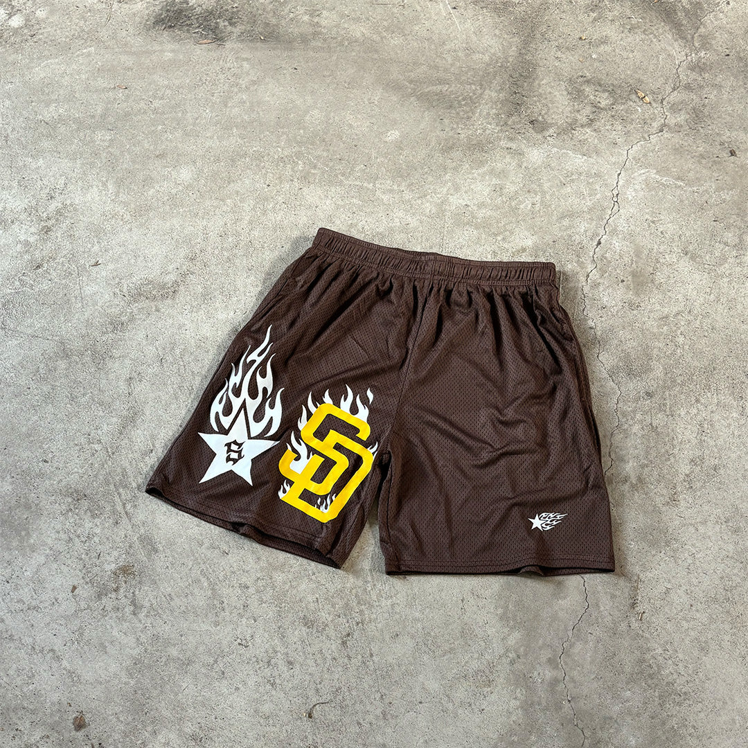 BROWN SAN DIEGO SHORTS