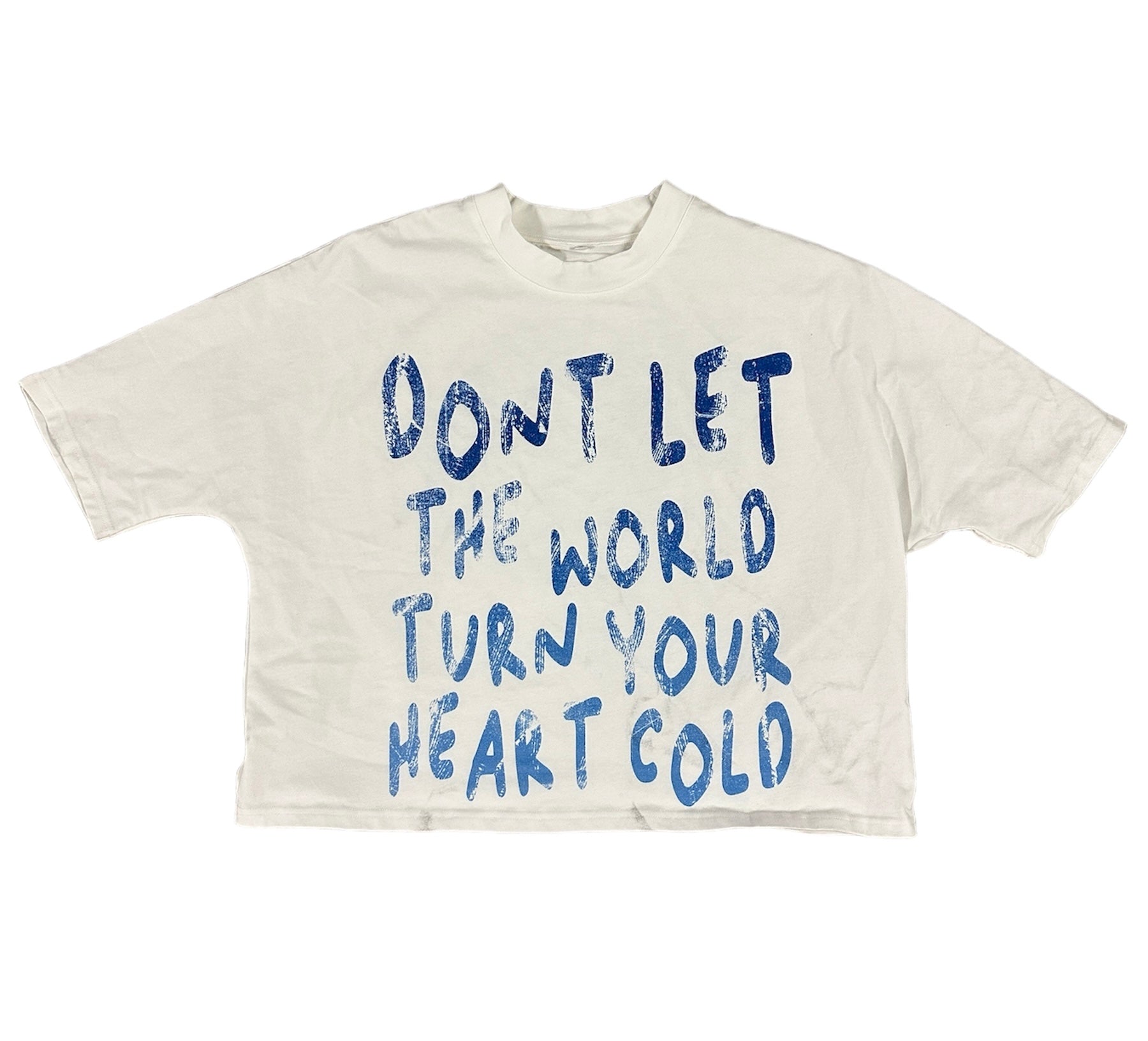 "HEART COLD" BOXY CROPPED TEE