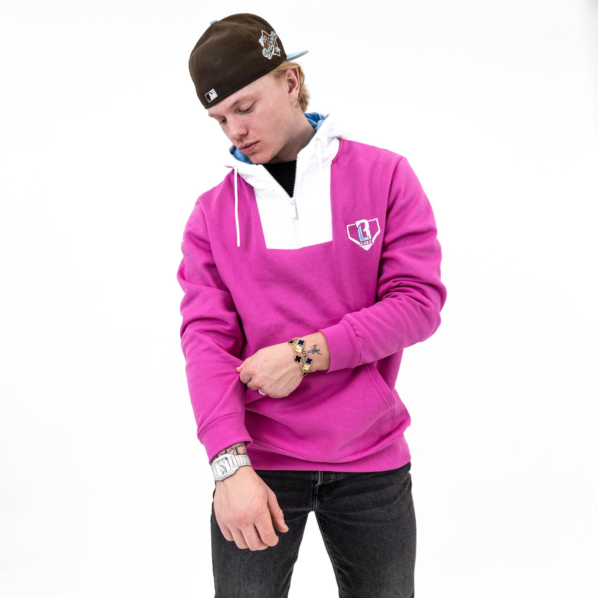 Double Play 1/4 Zip Hoodie - Max Clark