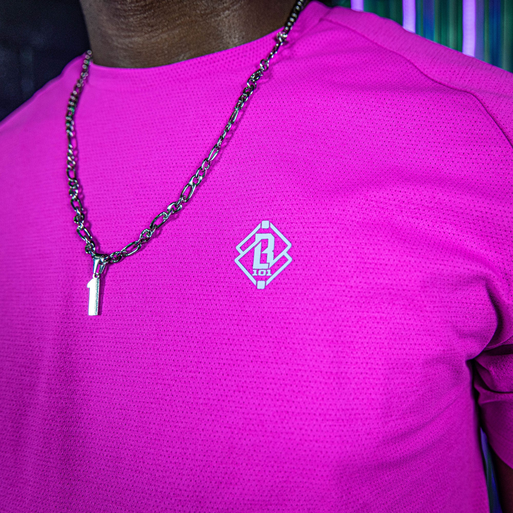 Diamond Tech Tee - Cotton Candy Pink