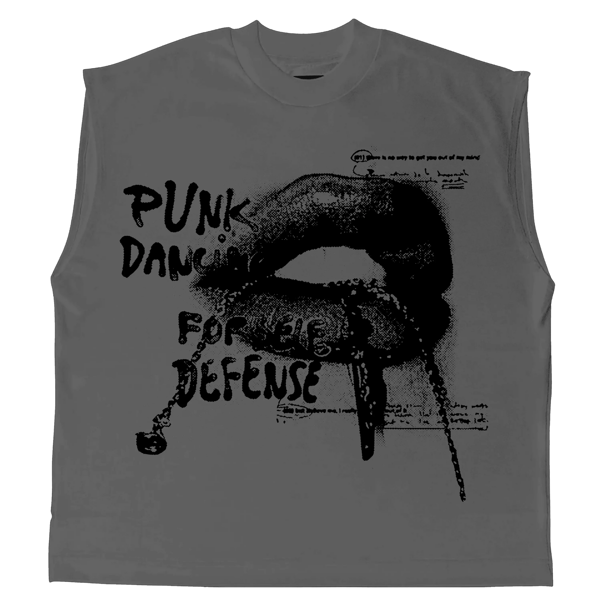 Punk Lips Sleeveless Tee