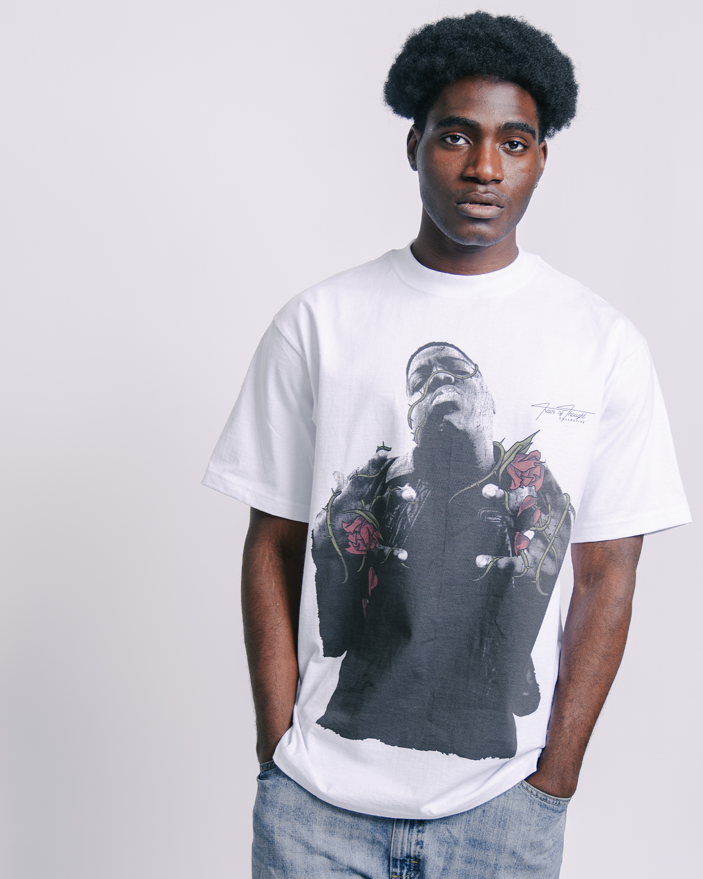 Dead Rose BIGGIE White Tee